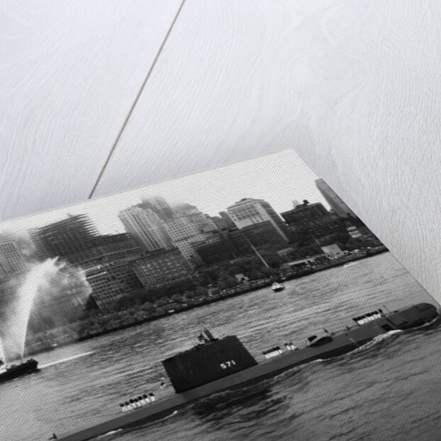 USS Nautilus in New York Harbor by Anonymous