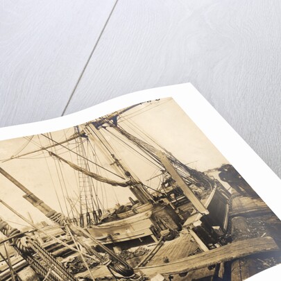 Deck of Whaling Bark Kathleen by Anonymous