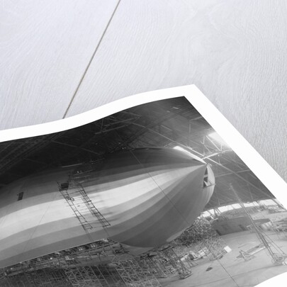 US Navy Airship Akron Under Construction by Anonymous