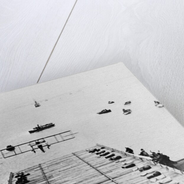 Ely Landing on Deck of USS Pennsylvania by Anonymous