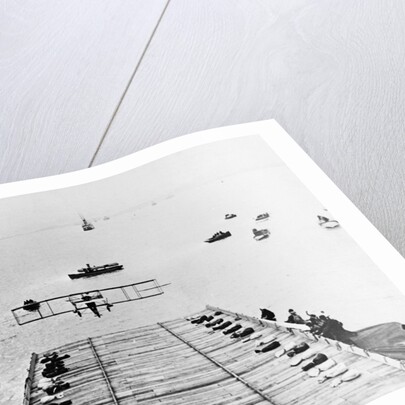 Ely Landing on Deck of USS Pennsylvania by Anonymous