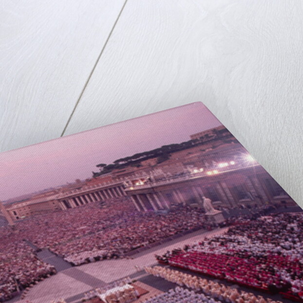 Crowds in Saint Peter's Square by Anonymous