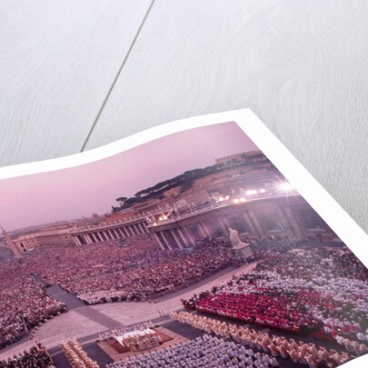 Crowds in Saint Peter's Square by Anonymous