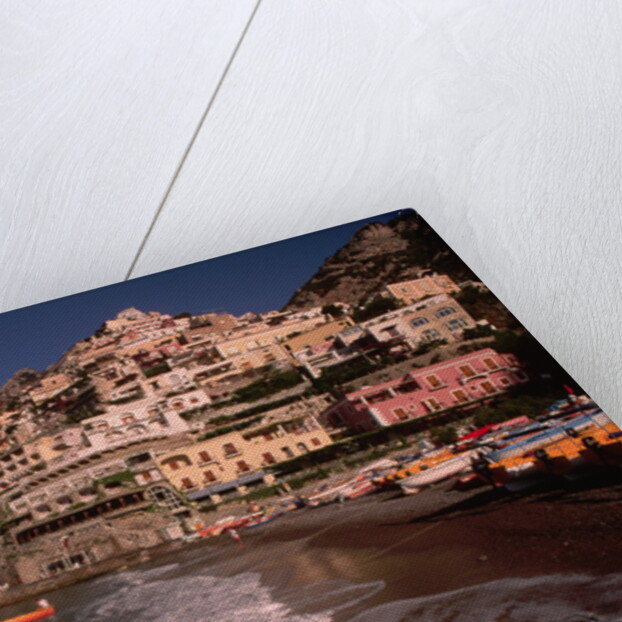 Beach in Positano, Italy by Anonymous