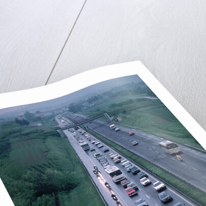 Traffic on Italian Highway by Anonymous