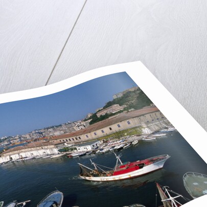 Fishing Boats in Harbor by Anonymous