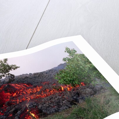 Cooling Lava from Mount Etna by Anonymous