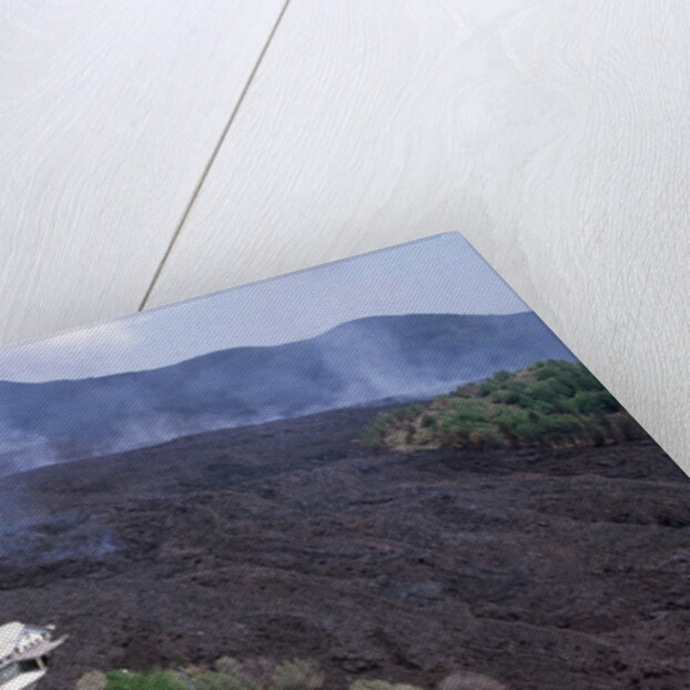 Building Buried by Lava by Anonymous