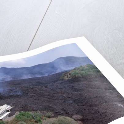 Building Buried by Lava by Anonymous