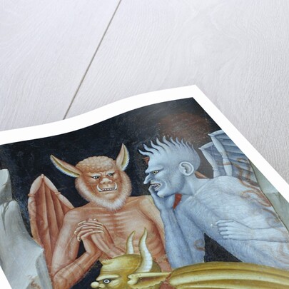 Detail of Demons from Militant Church and Triumphant Church by Andrea di Buonaiuto