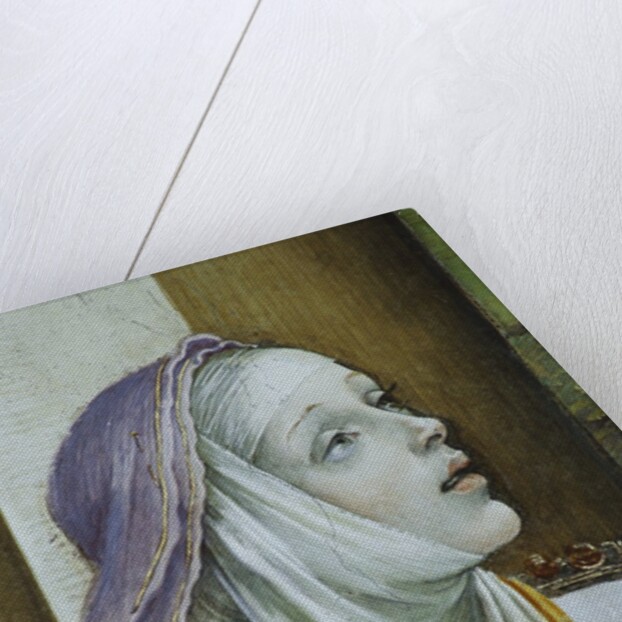 Detail of Druisana from Saint John the Evangelist Reuscitating Druisana by Filippino Lippi