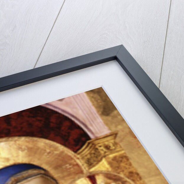 Gold Leaf Painting of Madonna and Baby by Anonymous