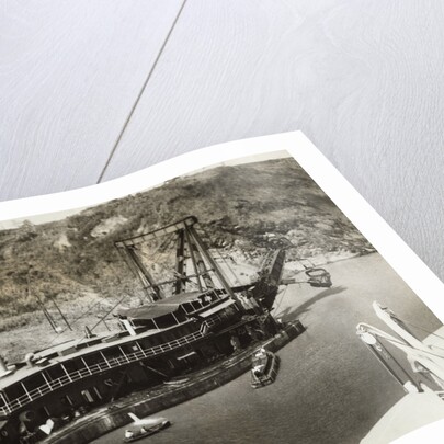 View of the Panama Canal by Anonymous