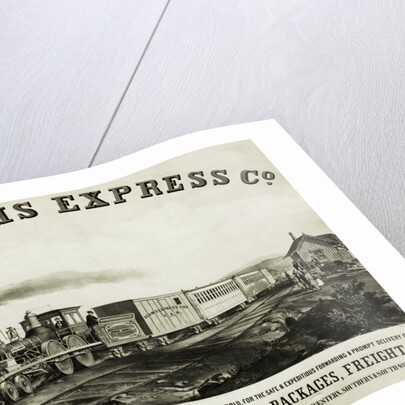 View of the Adams Express Co. Train by Corbis