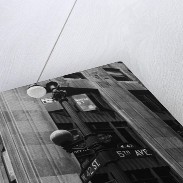 View of 5th Avenue Street Sign by Anonymous