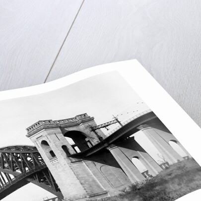 The Hell Gate Bridge in New York City by Anonymous