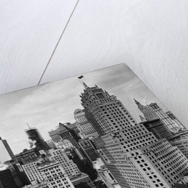 Unusual View of World's Money Center or Financial District by Anonymous