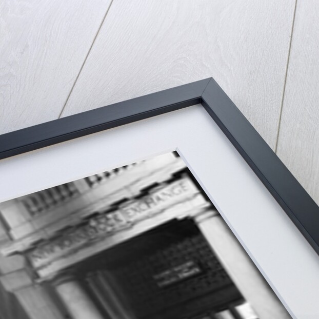 View of Wall Street During Nighttime Hours by Anonymous