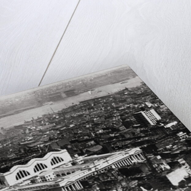 Aerial View of Pennsylvania Station Being Constructed by Anonymous