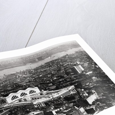 Aerial View of Pennsylvania Station Being Constructed by Anonymous