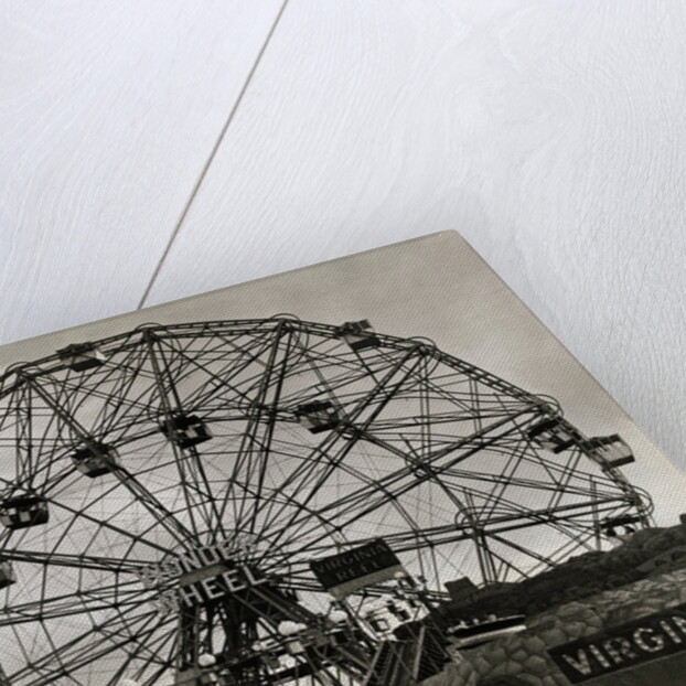 View of Wonder Wheel Ride at Coney Island by Anonymous