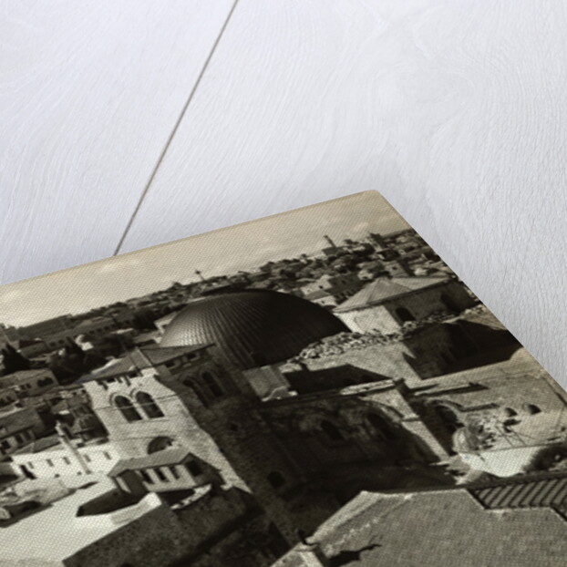 View of Jerusalem Showing Church of Holy Sepulchre in Foreground by Anonymous