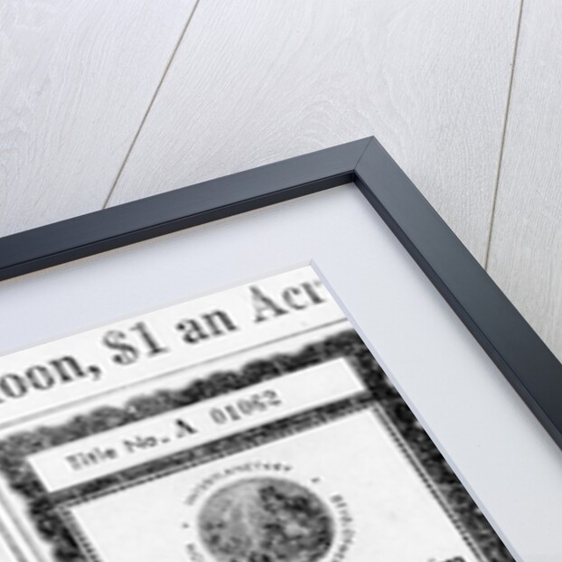 Advertisement for Lunar Real Estate by Anonymous