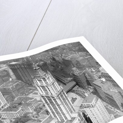 Woolworth Building and City Hall District by Anonymous