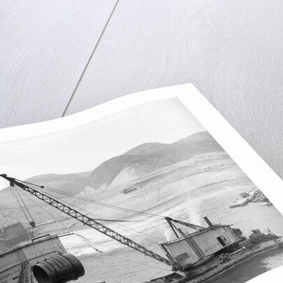 Grand Coulee Dam Being Constructed by Anonymous
