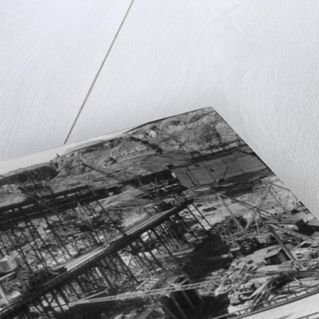 Grand Coulee Dam Being Constructed by Anonymous