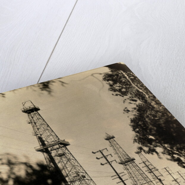 Oil Derricks by Anonymous