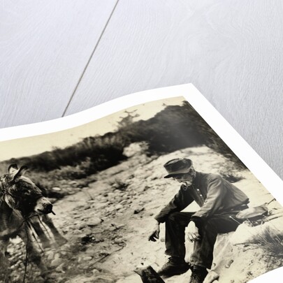 Prospector Preparing Meal for Himself by Anonymous