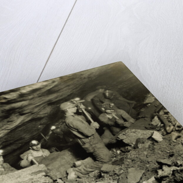 Coal Miners Working One Thousand Feet Below Surface by Anonymous