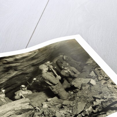 Coal Miners Working One Thousand Feet Below Surface by Anonymous