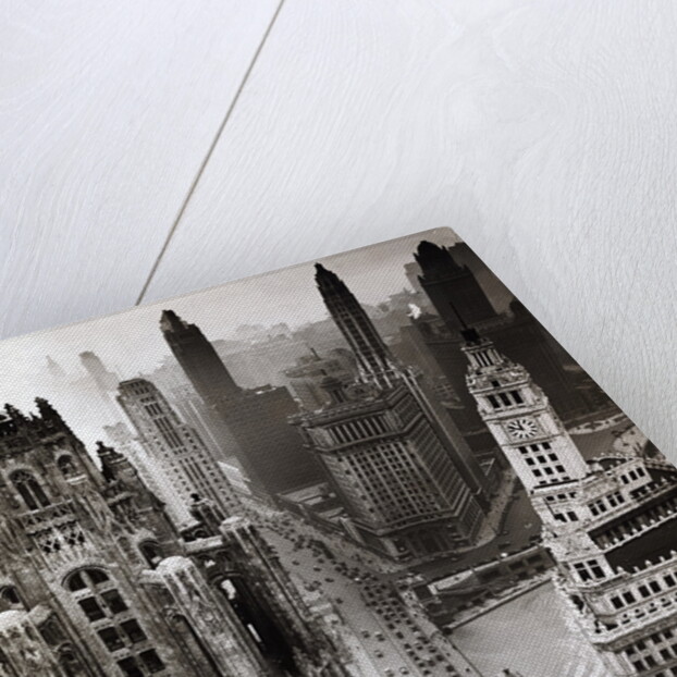 Aerial View of Chicago by Anonymous