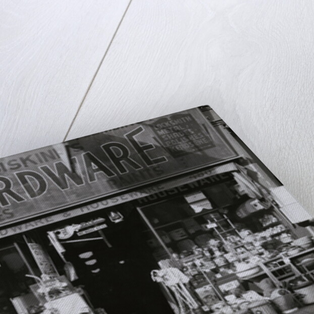 Exterior of Hardware Store by Anonymous
