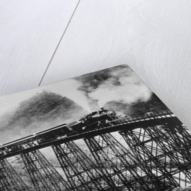 A Railroad Trestle Near Vera Cruz by Anonymous