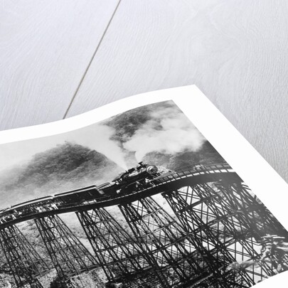 A Railroad Trestle Near Vera Cruz by Anonymous