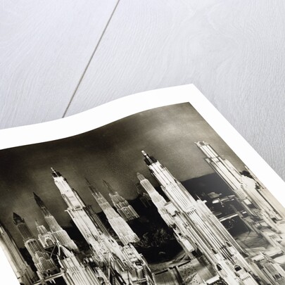 A Futuristic Vision of New York by Anonymous