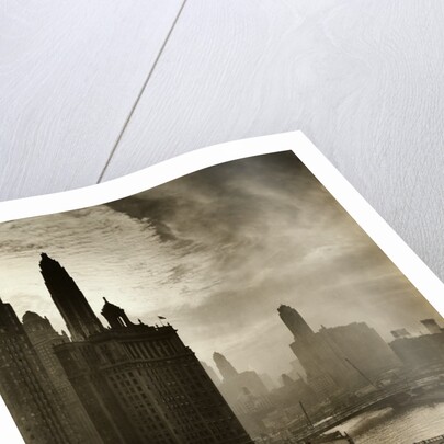 View of Chicago Sky and Skyscrapers by Anonymous