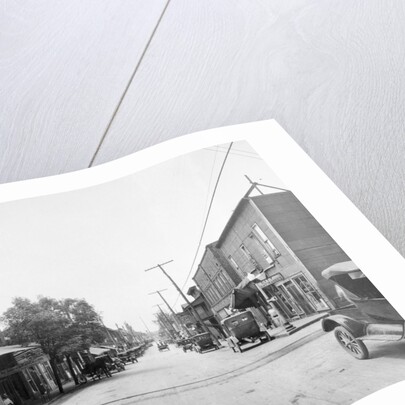Main Street in a Small Town by Anonymous