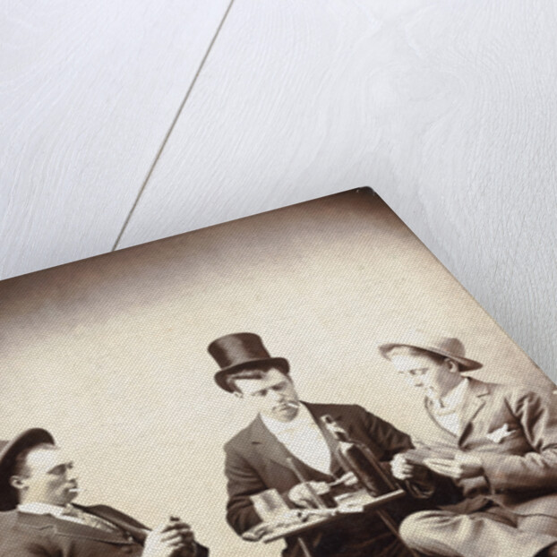 Men Playing Card Game by Anonymous