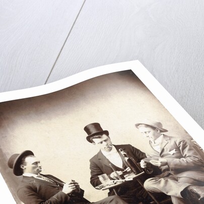 Men Playing Card Game by Anonymous
