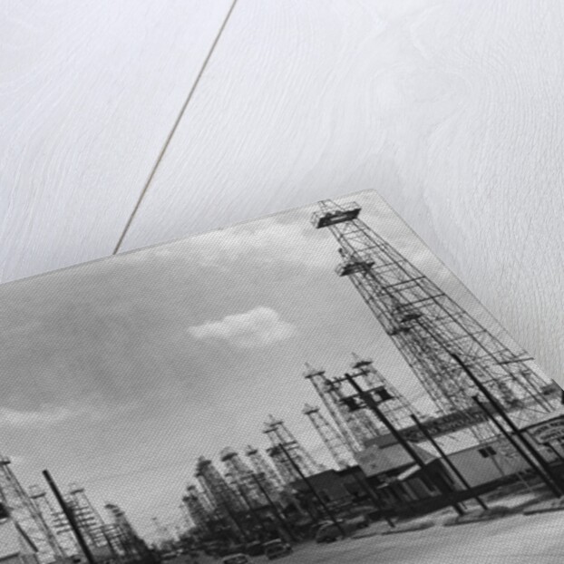 Texas Oil Well Town by Anonymous