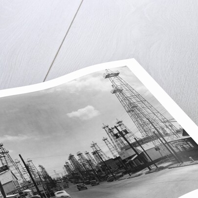 Texas Oil Well Town by Anonymous