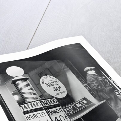 Barber Shop Storefront by Anonymous