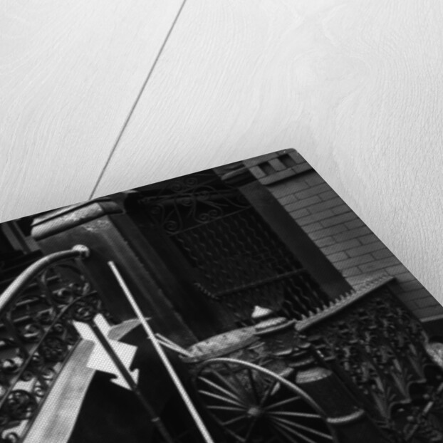 Stairway With Broom, Manhattan, 1945 by Anonymous