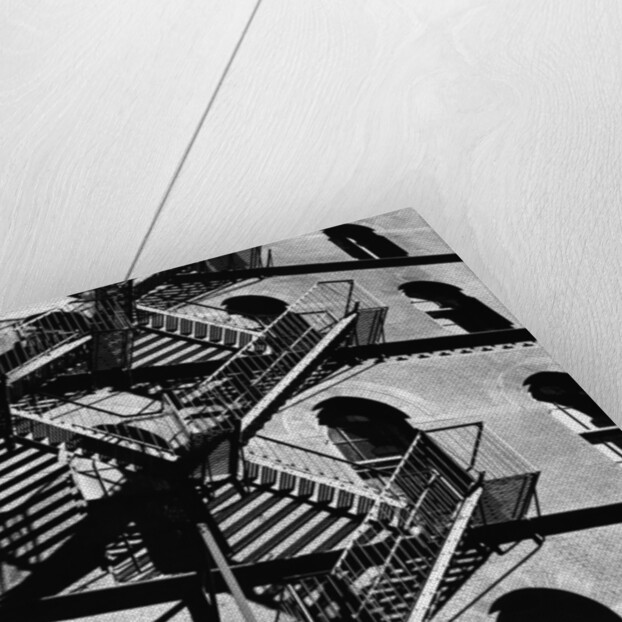 Fire Escapes and Shadows, New York, 1944 by Anonymous