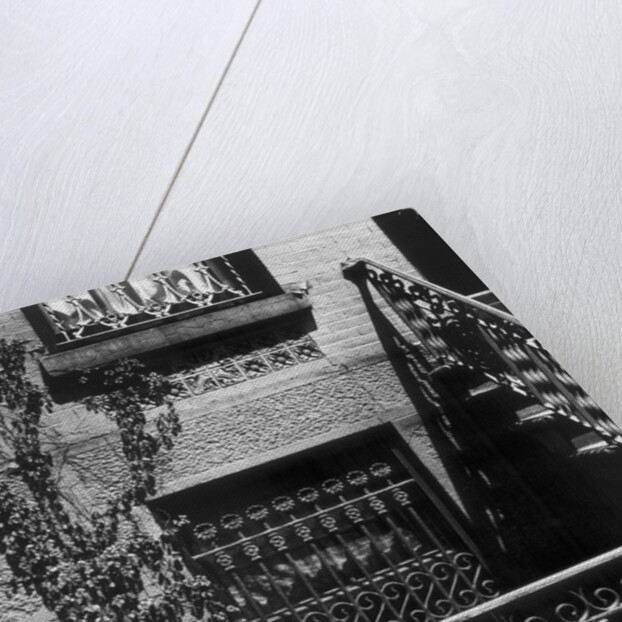 Brownstone Windows, Manhattan, 1944 by Anonymous