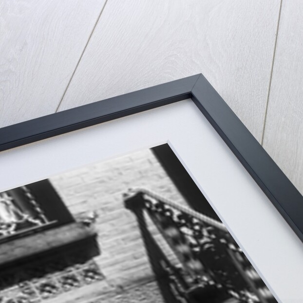 Brownstone Windows, Manhattan, 1944 by Anonymous